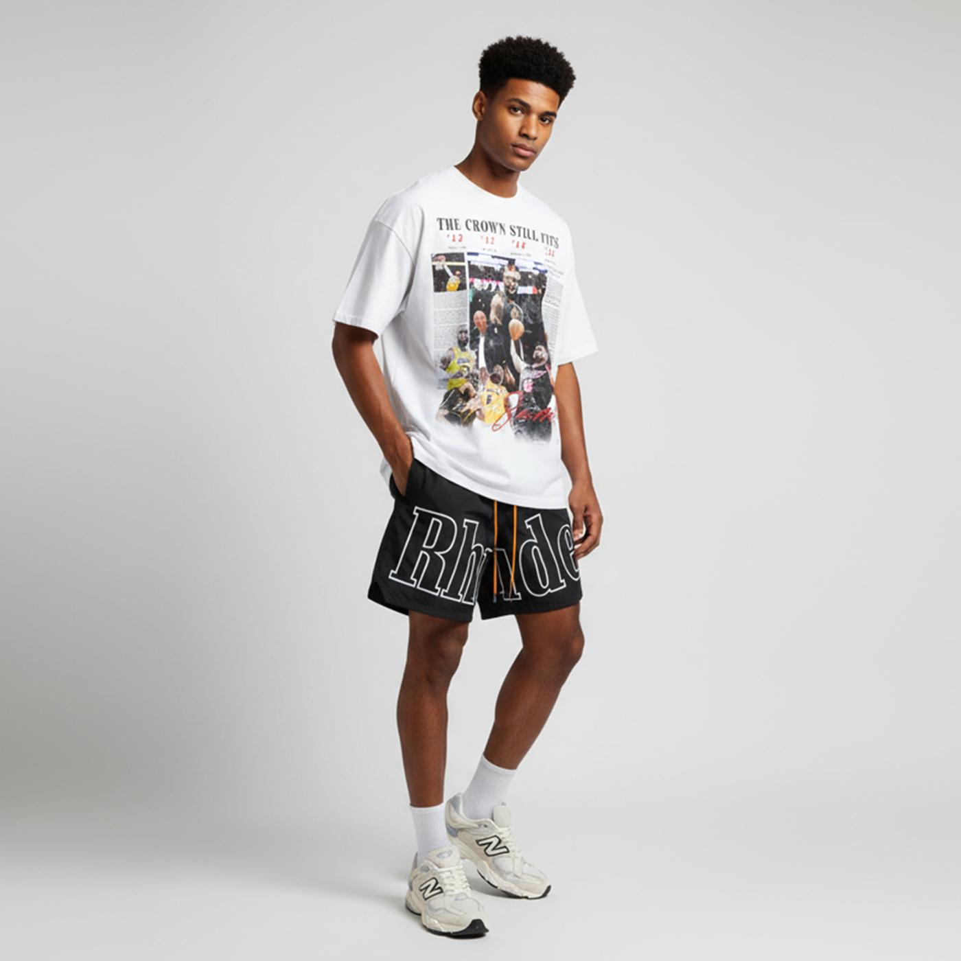 LeBron “King of the Court” Premium Oversized Tee