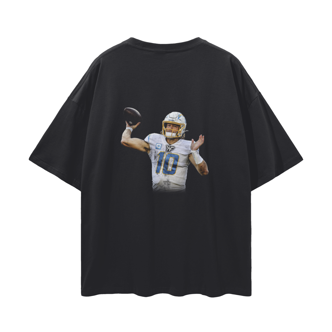 Justin Herbert PREMIUM Oversized Tee in Black