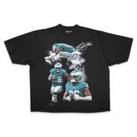 Saquon Barkley x Eagles PREMIUM Oversized Tee in Black