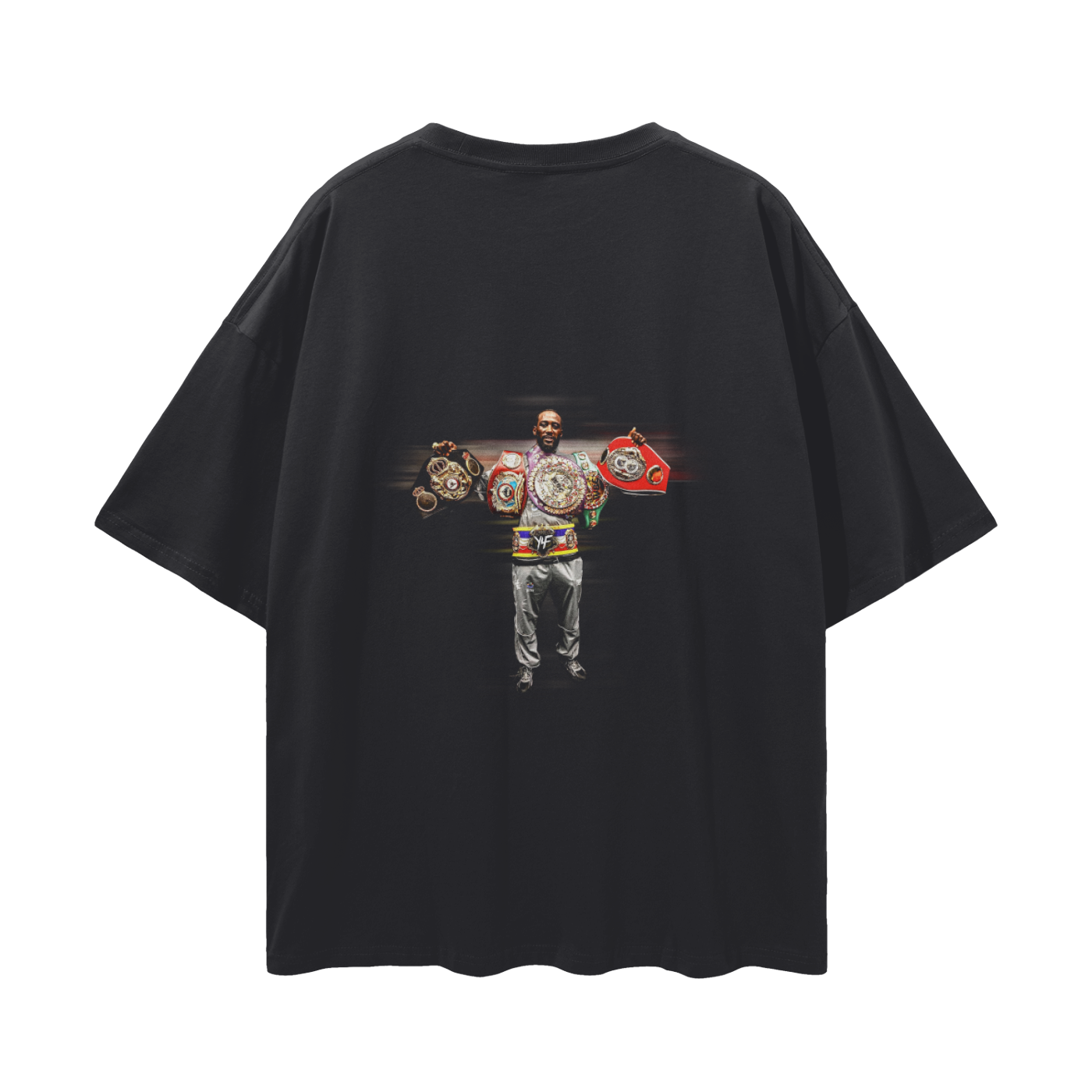 Pound 4 Pound Crawford PREMIUM Oversized Tee in Black