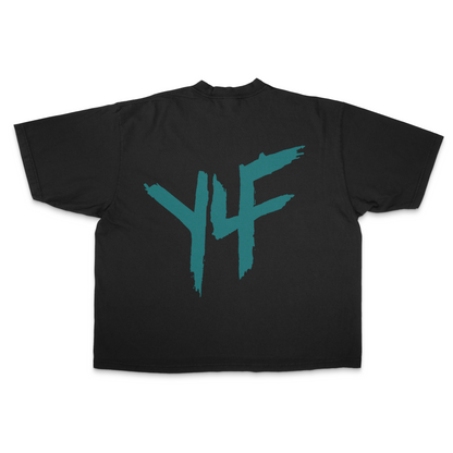 Jalen Hurts x Eagles PREMIUM Oversized Tee in Black