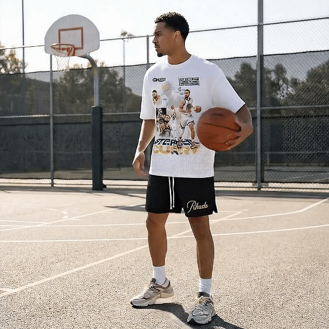 Chef Curry PREMIUM Oversized Tee in White