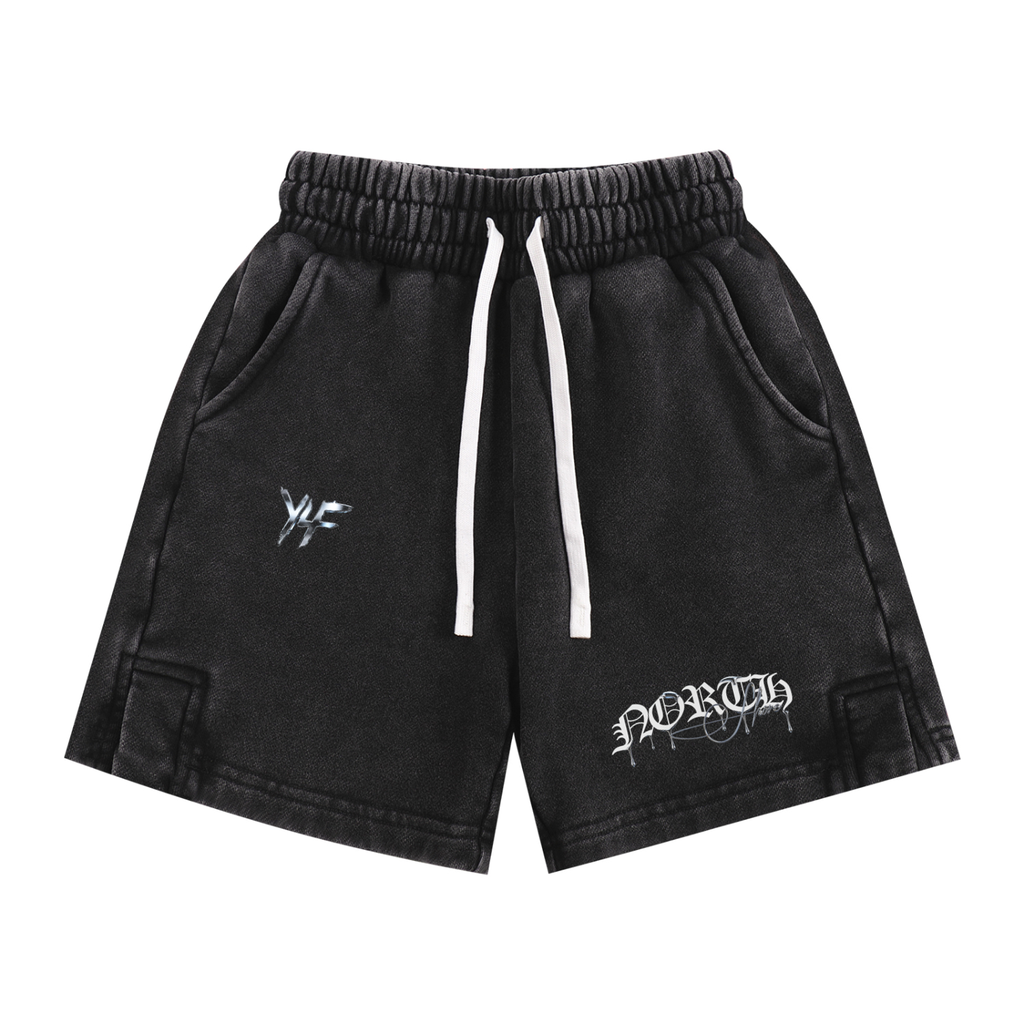 Washed Kids North Shorts