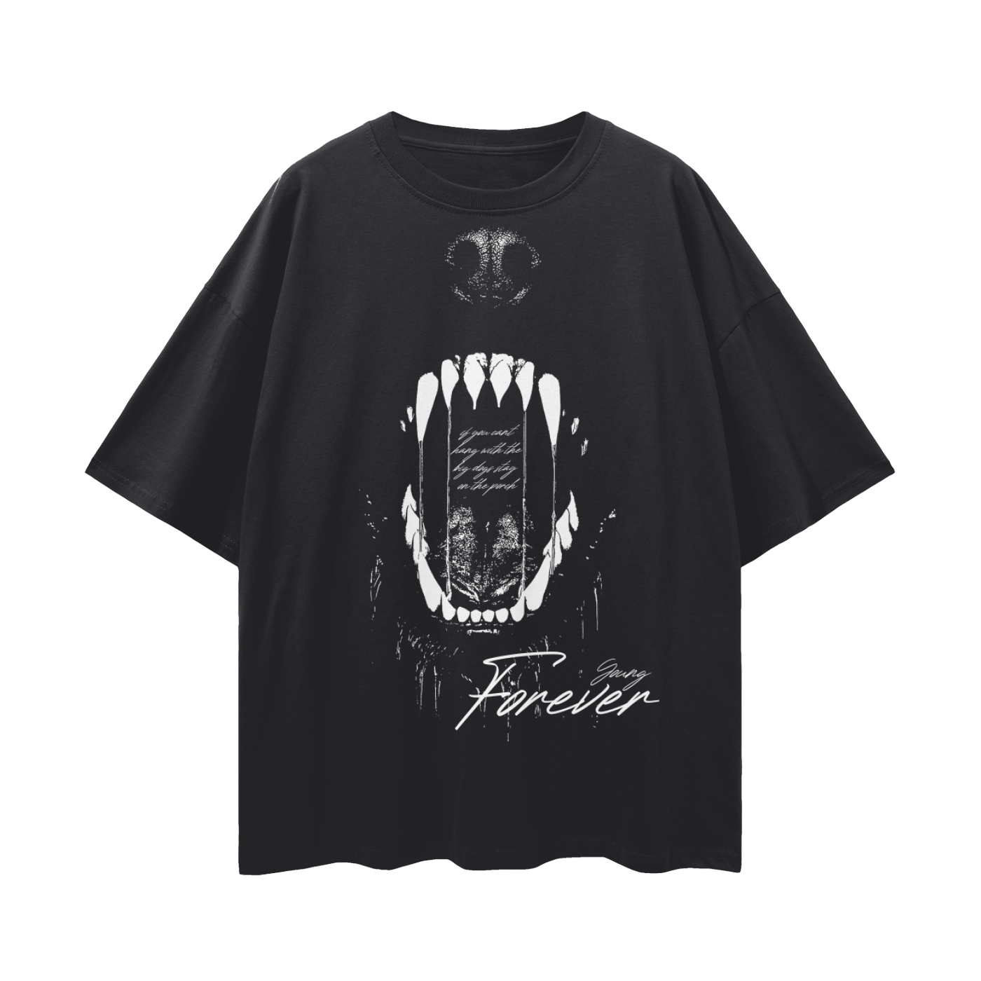 Alpha Pack PREMIUM Oversized Tee in Black