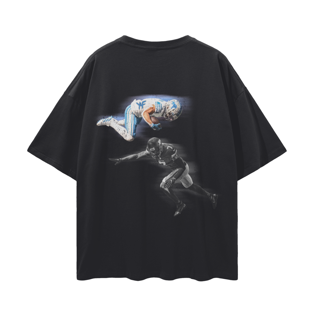 Amon-Ra St. Brown PREMIUM Oversized Tee in Black