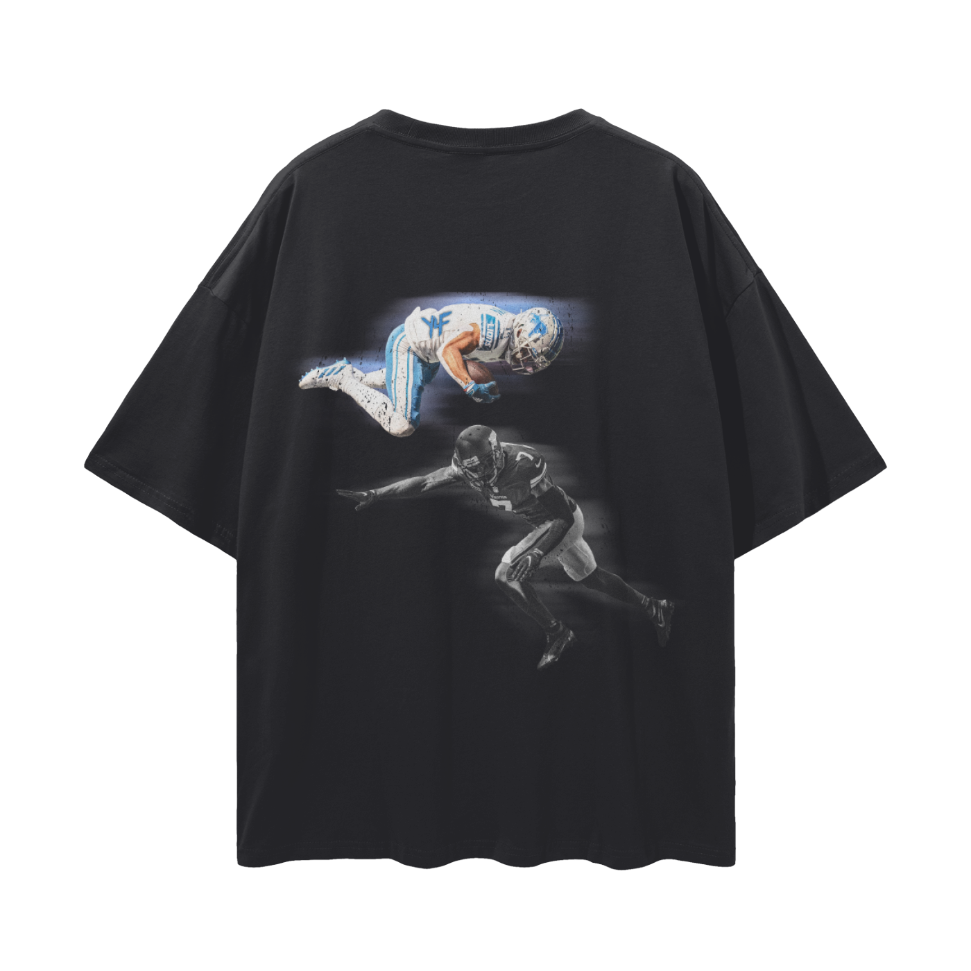 Amon-Ra St. Brown PREMIUM Oversized Tee in Black