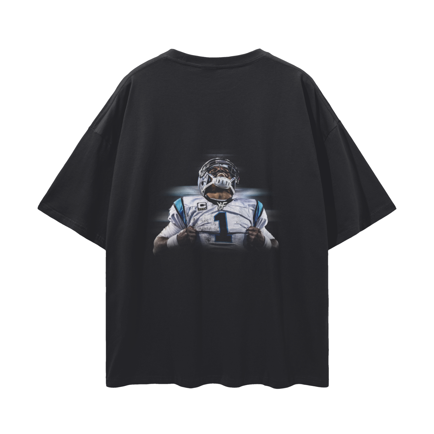 Cam Newton PREMIUM Oversized Tee in Black