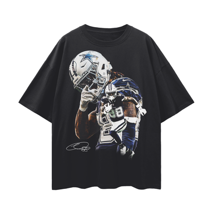 CeeDee Lamb x Cowboys PREMIUM Oversized Tee in Black