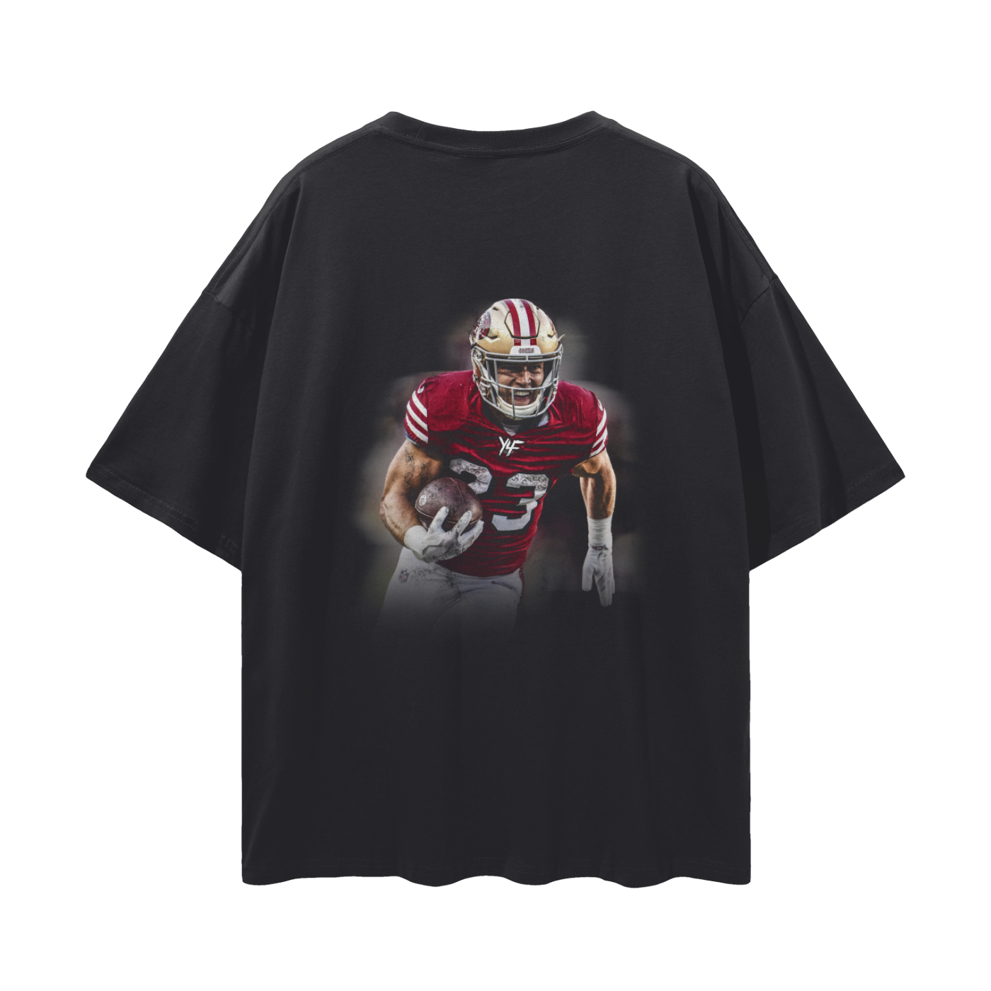 Christian McCaffrey PREMIUM Oversized Tee in Black