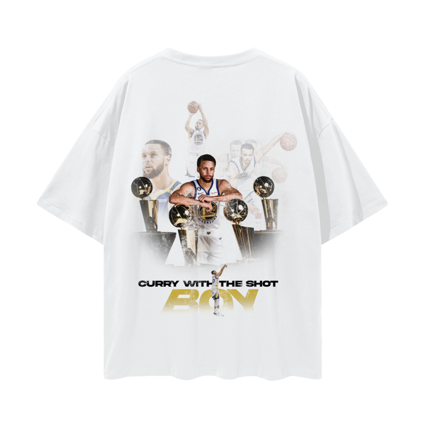 Chef Curry PREMIUM Oversized Tee in White