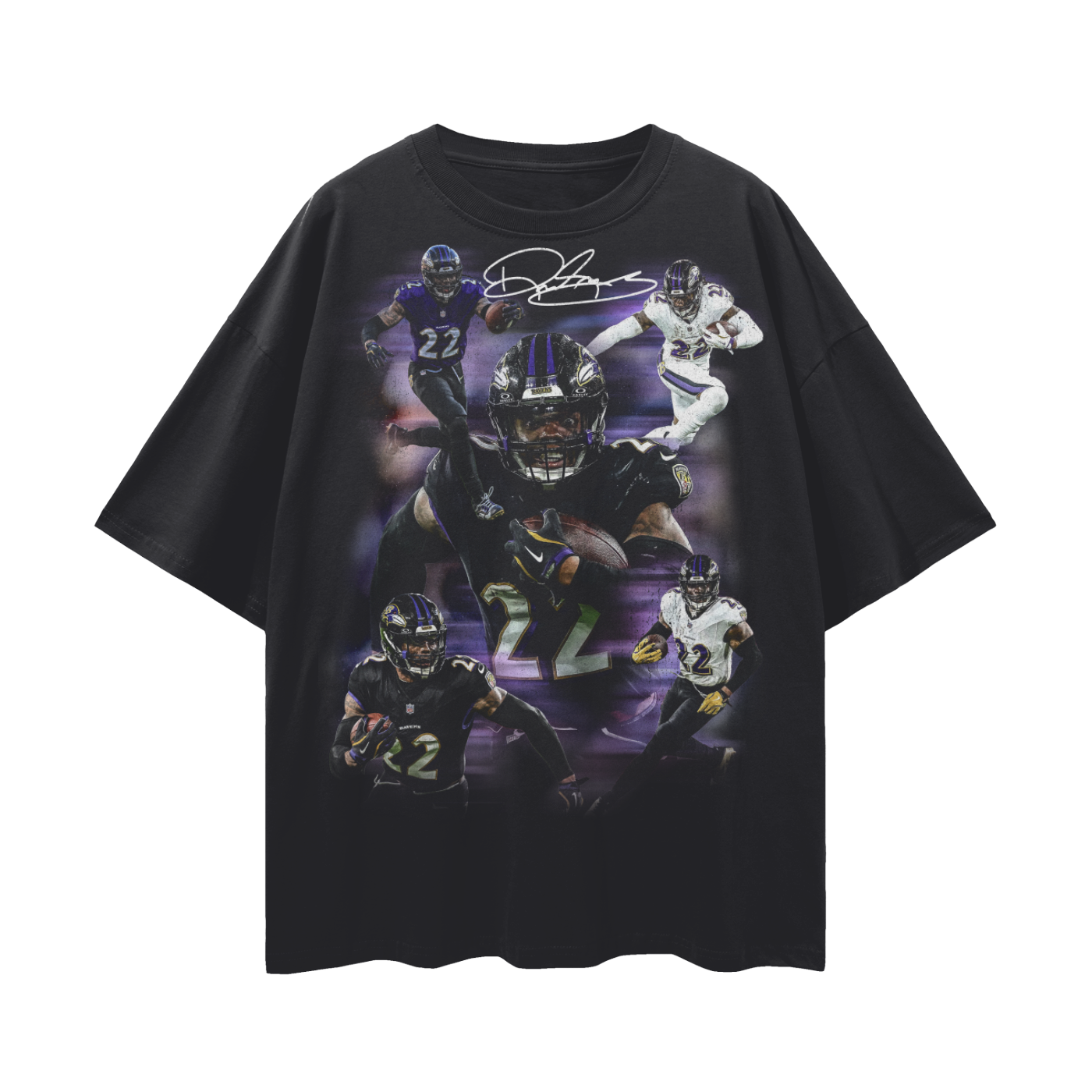 Derrick Henry PREMIUM Oversized Tee in Black