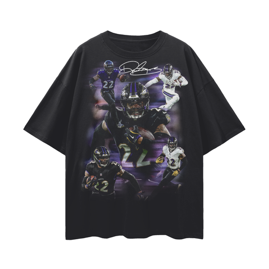 Derrick Henry PREMIUM Oversized Tee in Black