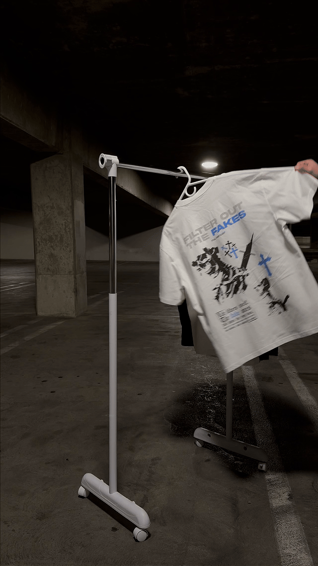 Filter the Fakes PREMIUM Oversized Tee In White