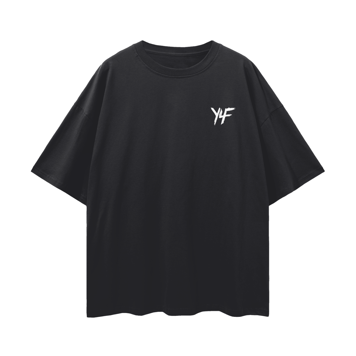 Faith Through The Storm PREMIUM Oversized Tee In Black