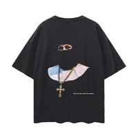 Hate The Sin REMIUM Oversized Tee in Black