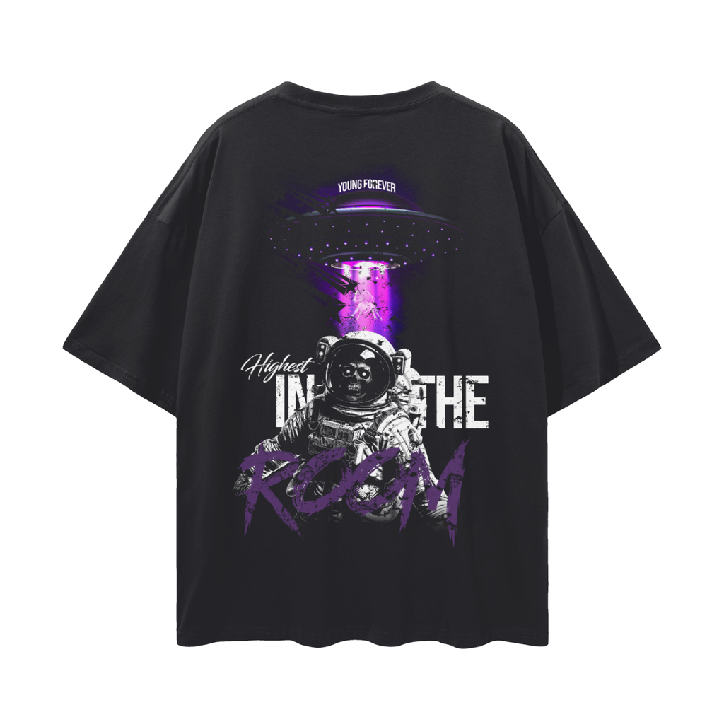 Highest In The Room PREMIUM Oversized Tee in Black