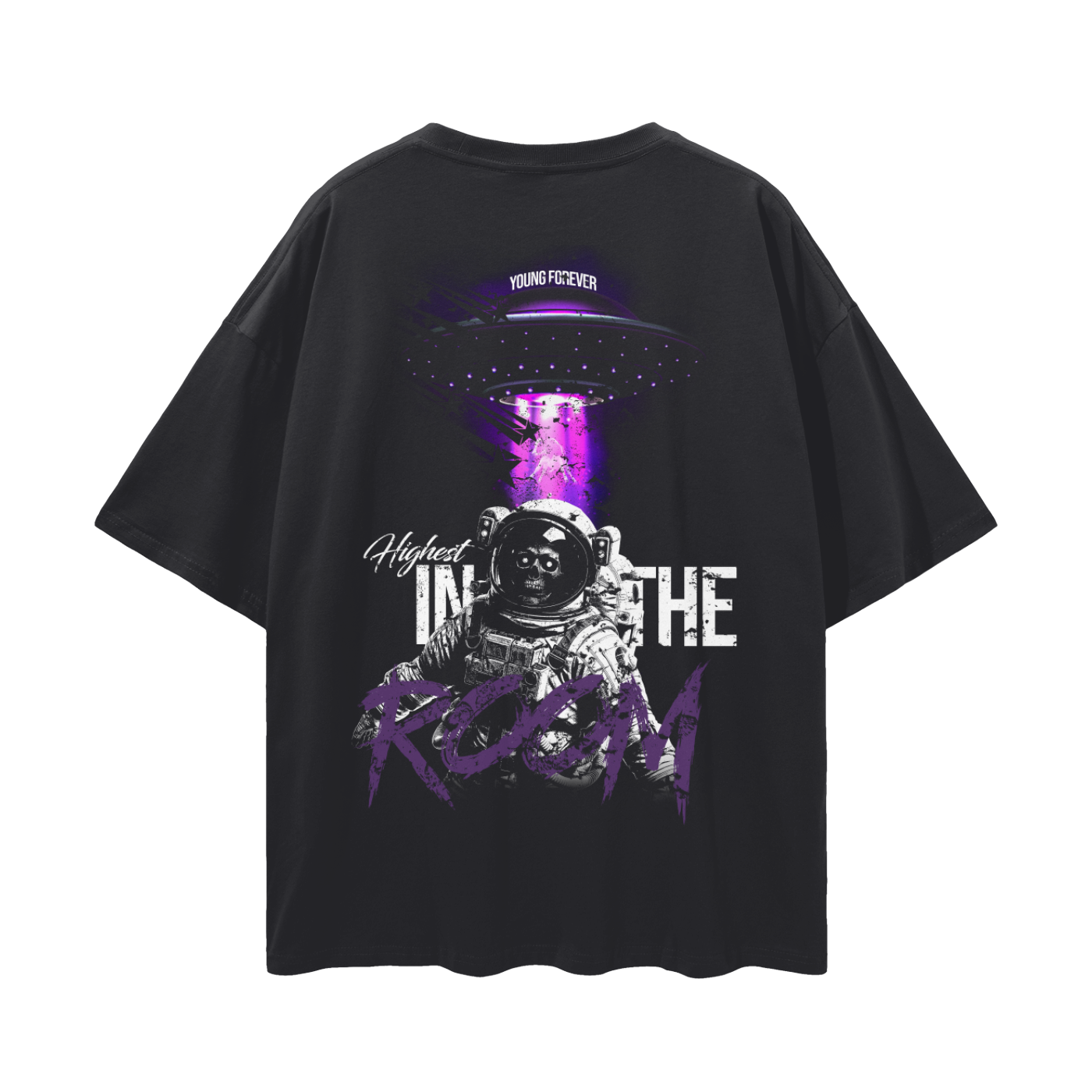 Highest In The Room PREMIUM Oversized Tee in Black