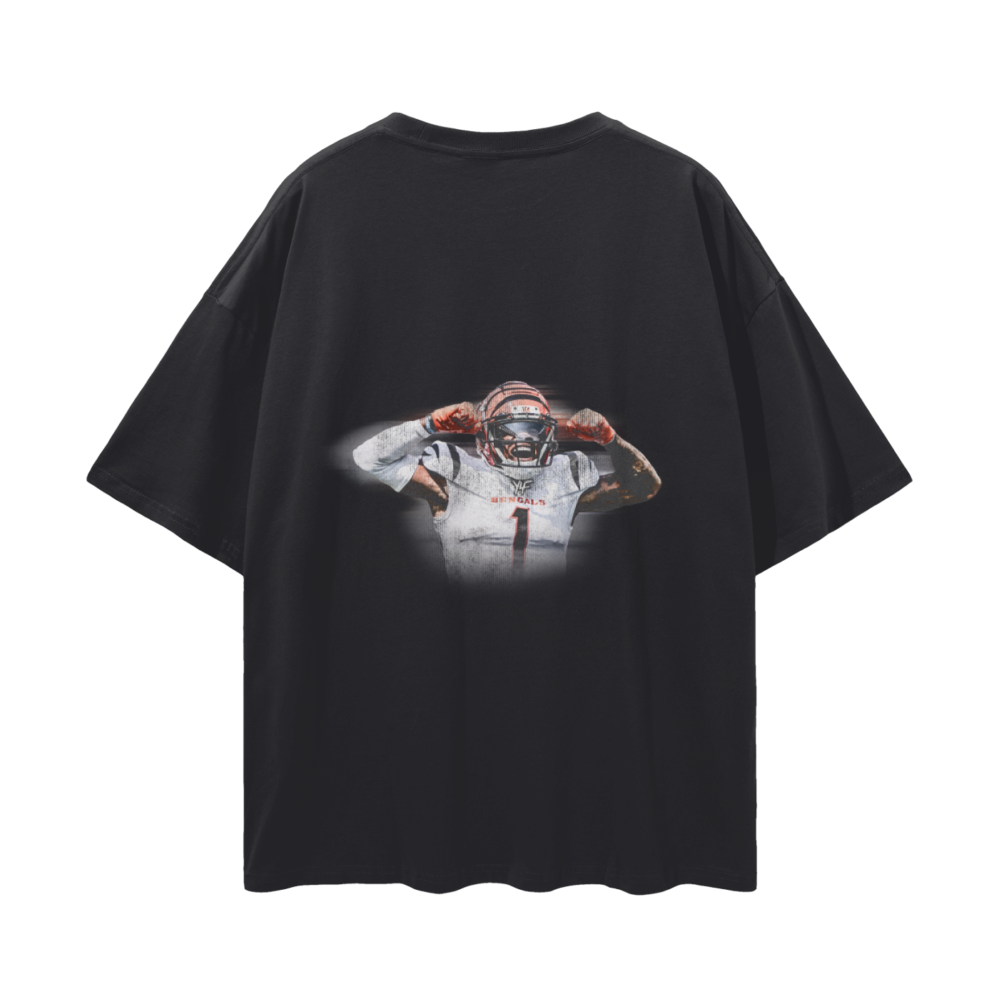 Ja’Marr Chase PREMIUM Oversized Tee in Black