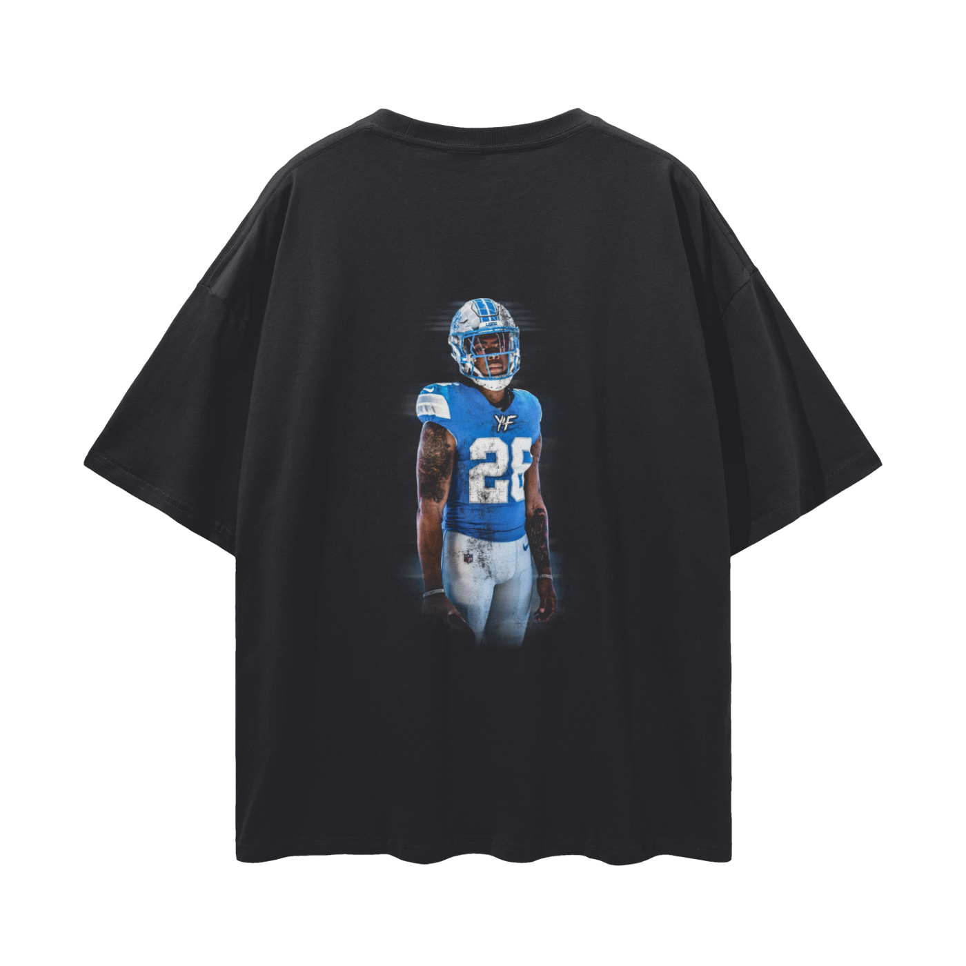 Jahmyr Gibbs PREMIUM Oversized Tee in Black