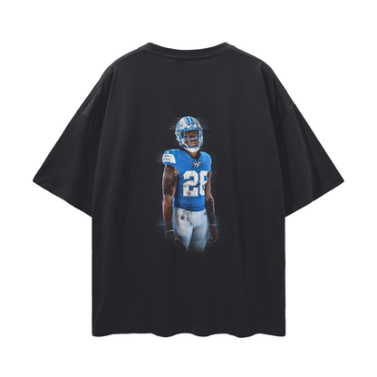 Jahmyr Gibbs PREMIUM Oversized Tee in Black