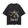 He is Light PREMIUM Oversized Tee in Black