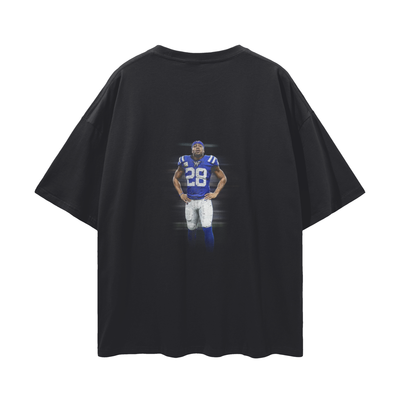 Jonathan Taylor PREMIUM Oversized Tee in Black