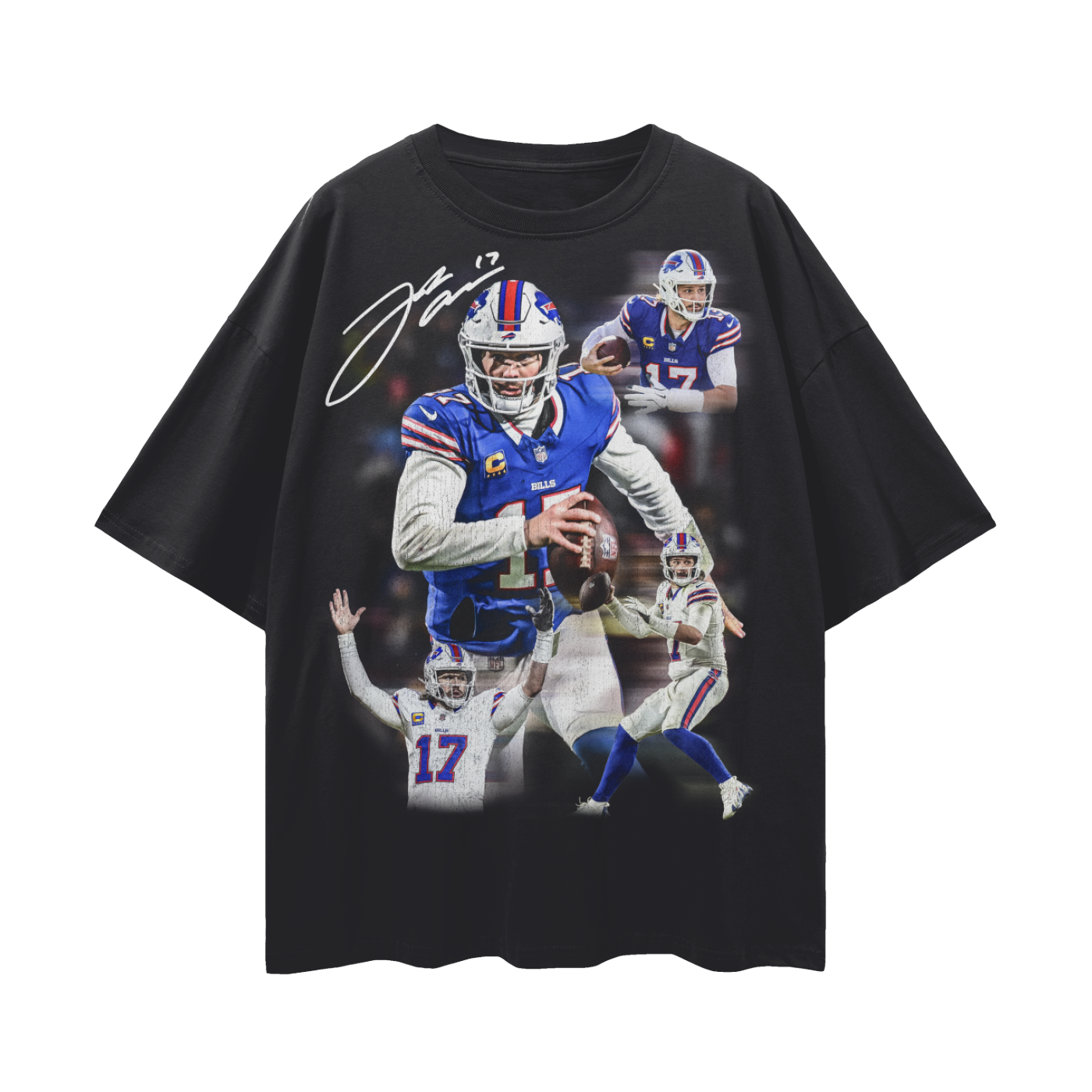 Josh Allen PREMIUM Oversized Tee in Black