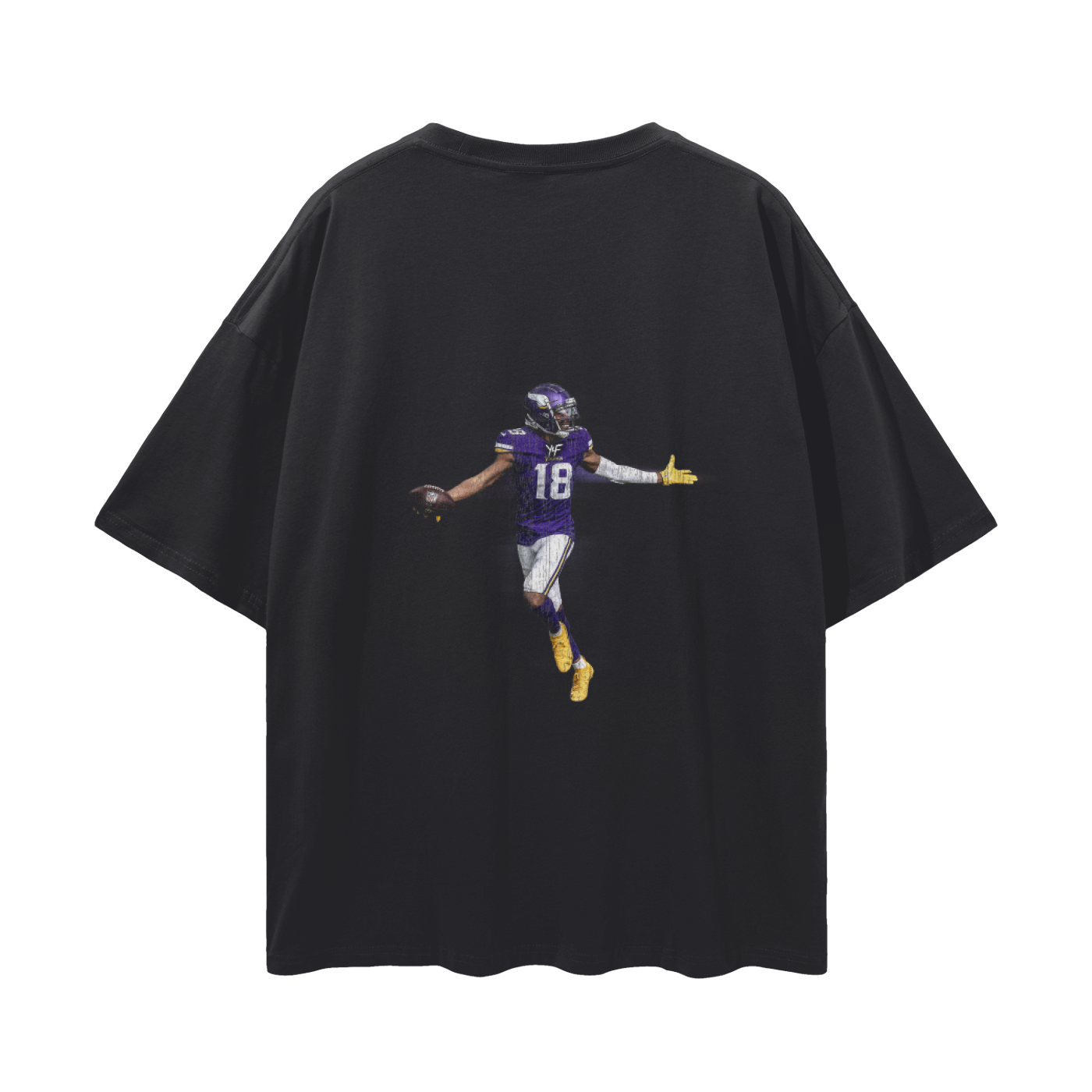 Justin Jefferson PREMIUM Oversized Tee in Black