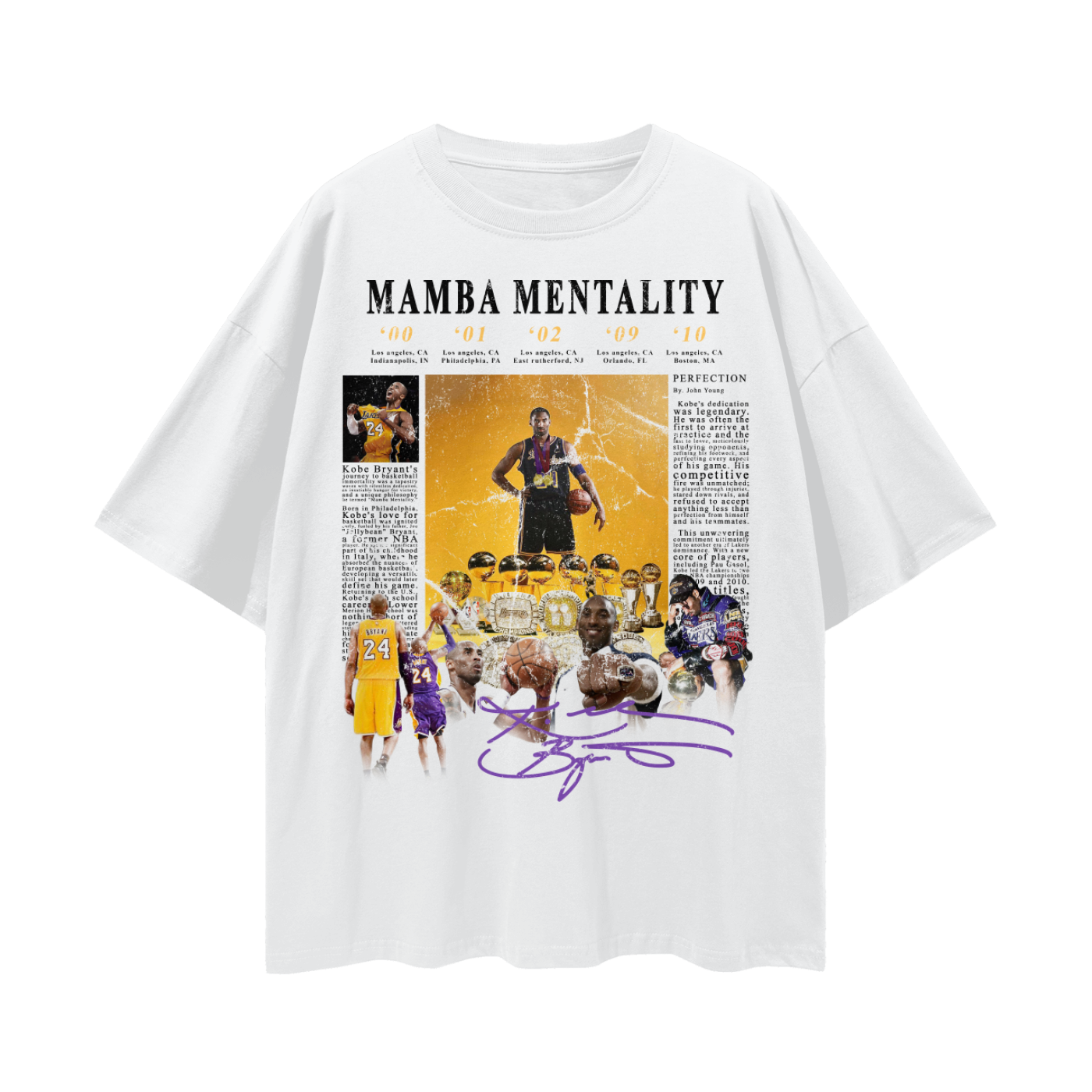 Kobe Mamba Mentality "Premium" Oversized Tee