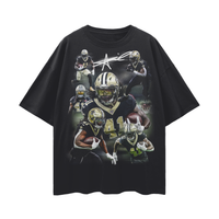 Alvin Kamara PREMIUM Oversized Tee in Black