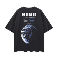 King of the City PREMIUM Oversized Tee in Black