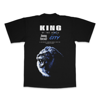 King of the City PREMIUM Tee in Black (TTS)