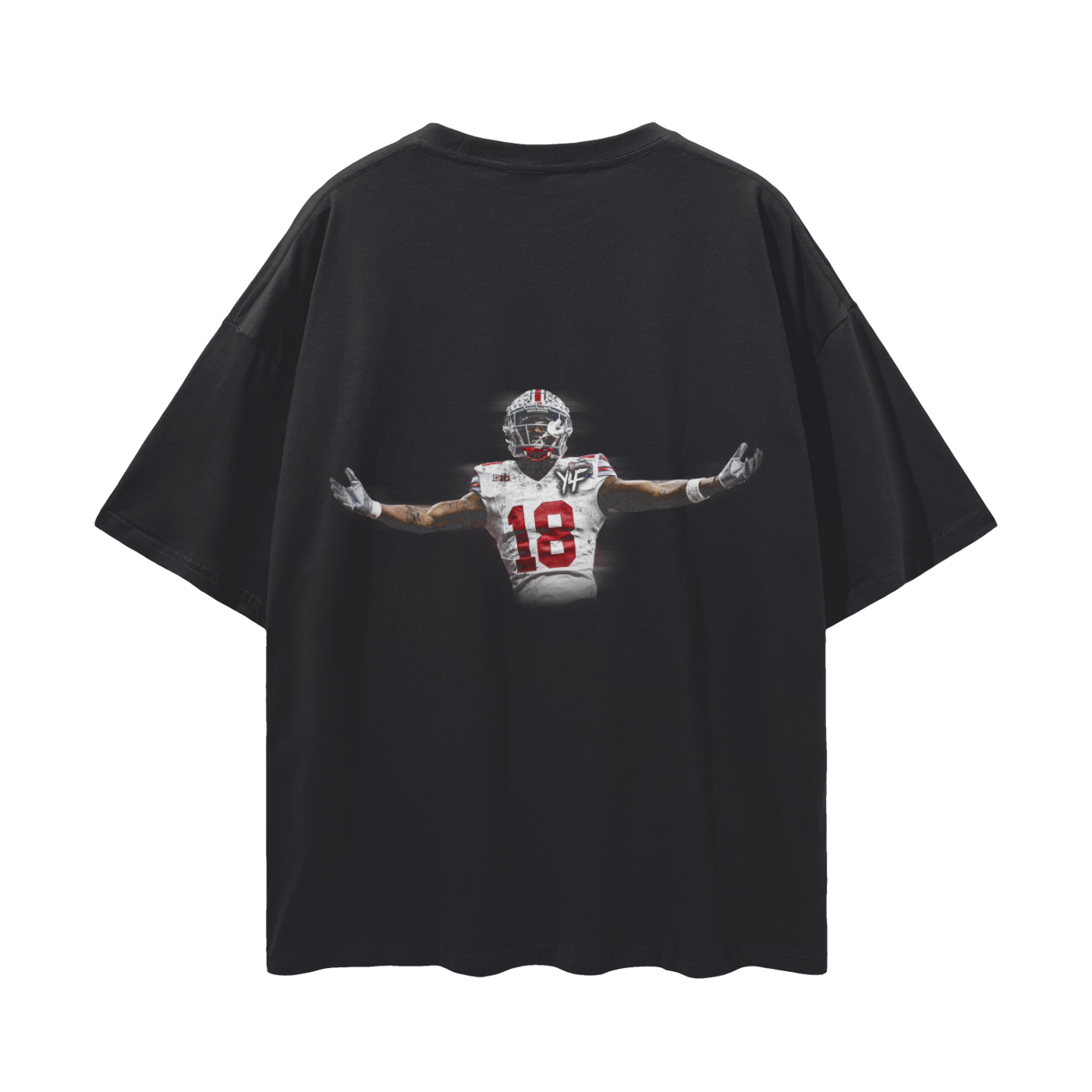 Marvin Harrison Jr. PREMIUM Oversized Tee in Black