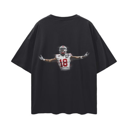 Marvin Harrison Jr. PREMIUM Oversized Tee in Black