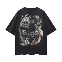 Maxx Crosby PREMIUM Oversized Tee in Black