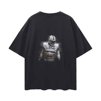 Maxx Crosby PREMIUM Oversized Tee in Black