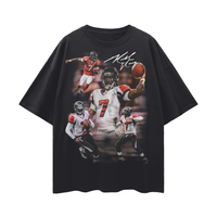 Michael Vick PREMIUM Oversized Tee in Black