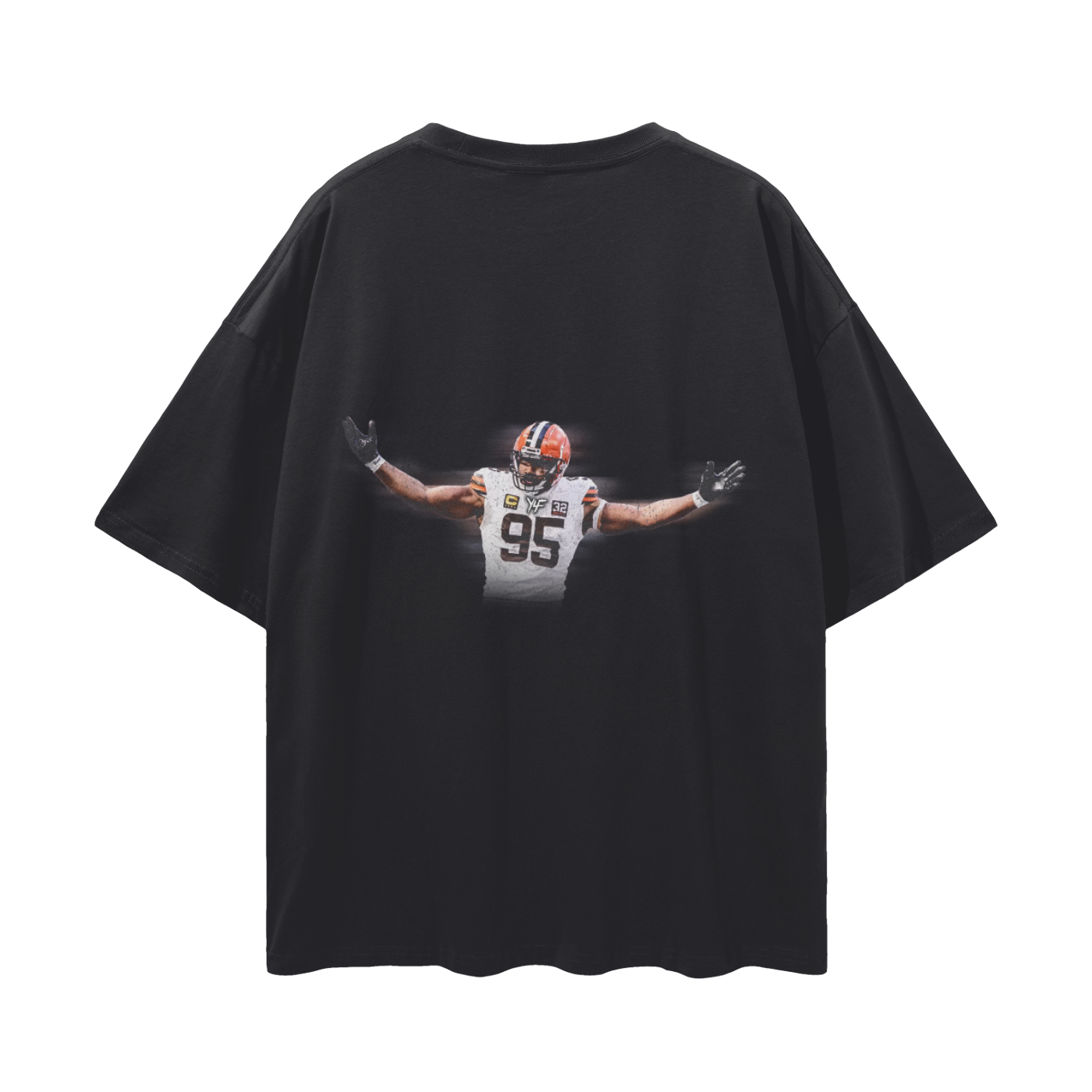 Myles Garrett PREMIUM Oversized Tee in Black