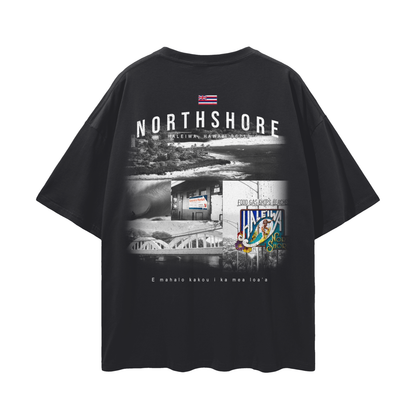 North Shore PREMIUM Oversized Tee in Black