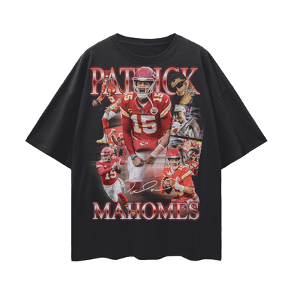 Patrick Mahomes PREMIUM Oversized Tee in Black