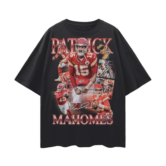 Patrick Mahomes PREMIUM Oversized Tee in Black