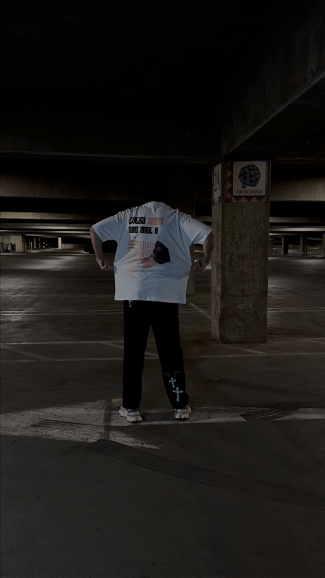 Saints and Sinners PREMIUM Oversized Tee in White