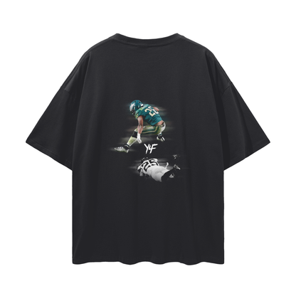 Saquon Barkley x Eagles PREMIUM Oversized Tee in Black