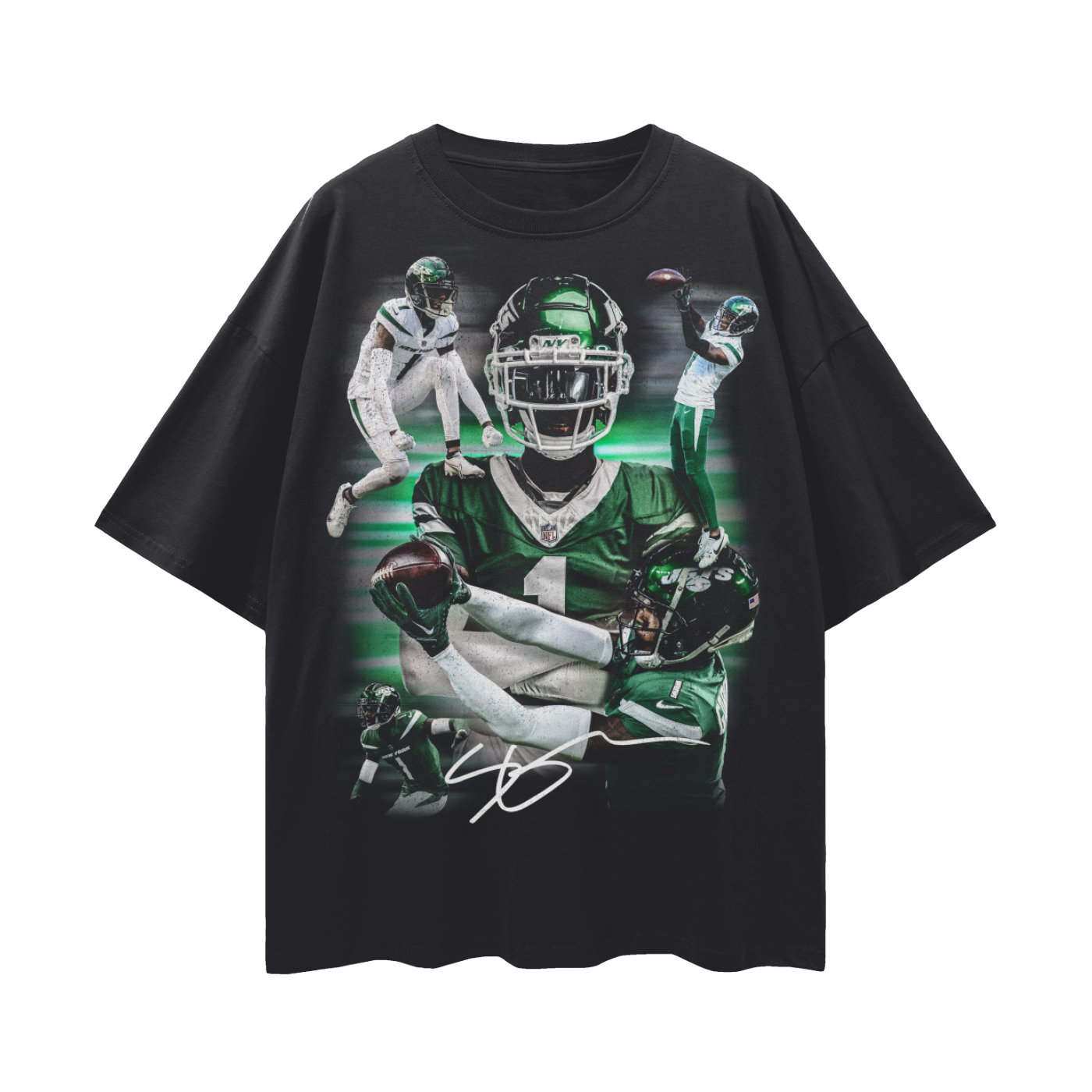 Sauce Gardner PREMIUM Oversized Tee in Black