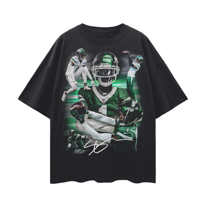 Sauce Gardner PREMIUM Oversized Tee in Black