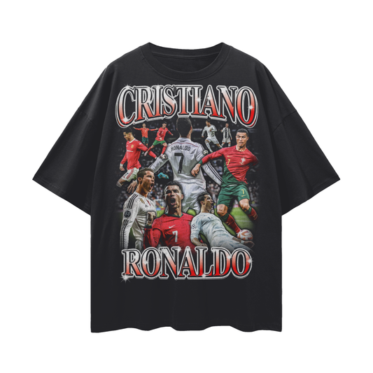 Cristiano Ronaldo “GOAT Era” PREMIUM Oversized Tee