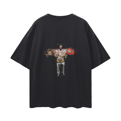 Pound 4 Pound Crawford PREMIUM Oversized Tee in Black