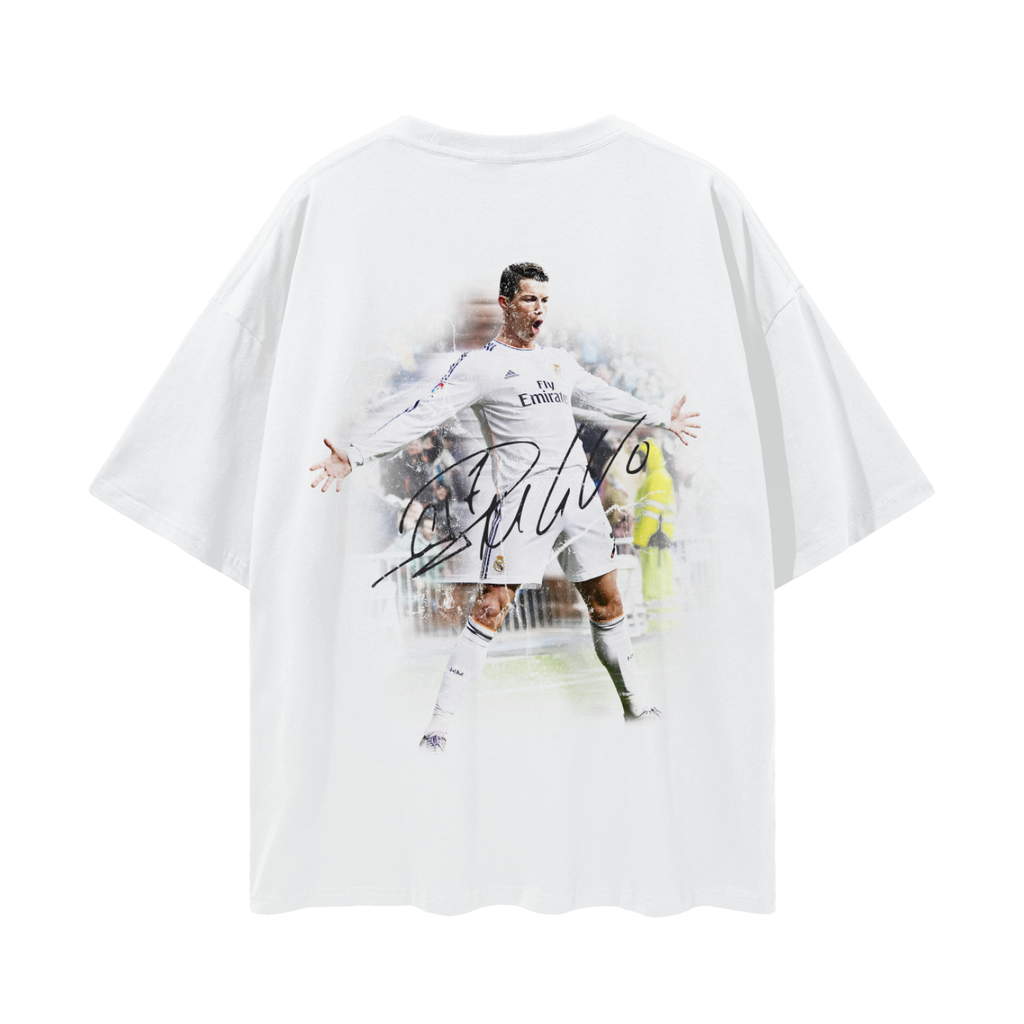 Cristiano Ronaldo “The GOAT” PREMIUM Oversized Tee