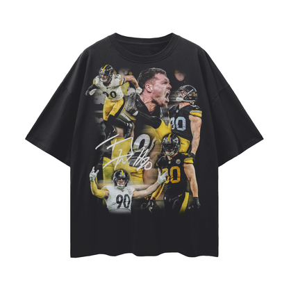 T.J. Watt PREMIUM Oversized Tee in Black