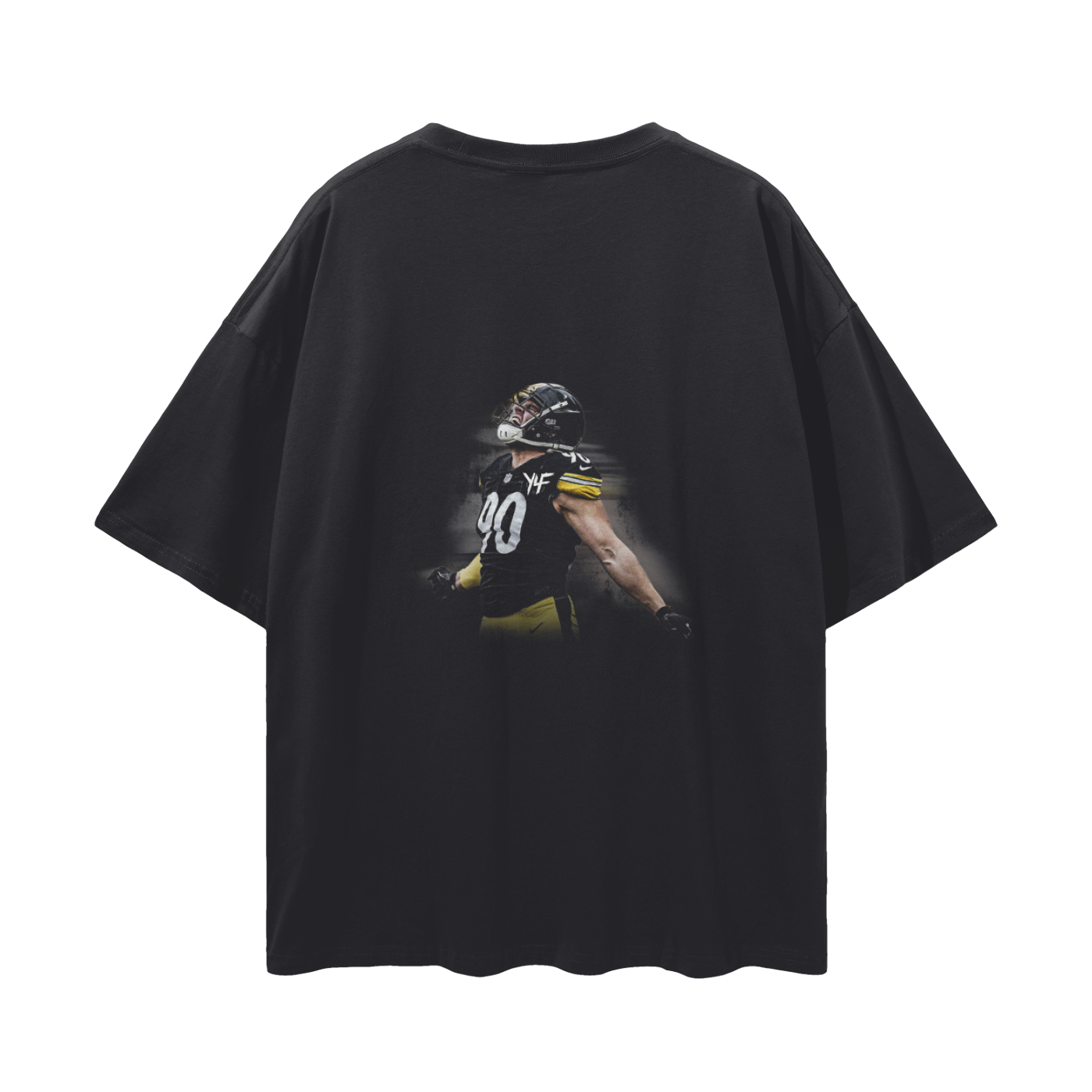 T.J. Watt PREMIUM Oversized Tee in Black